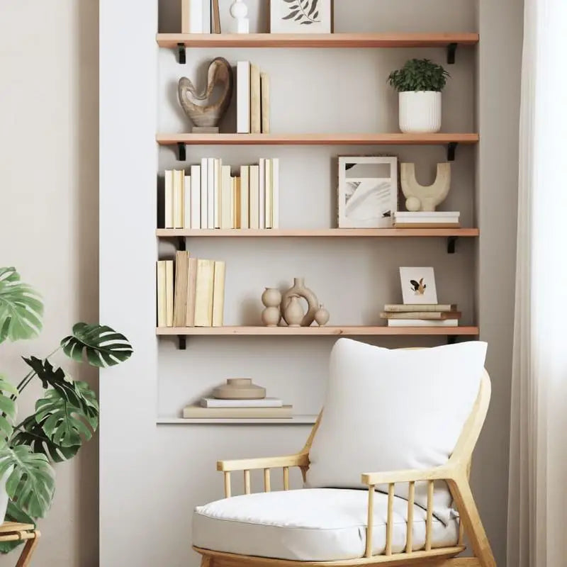 étagère murale bois 80 cm