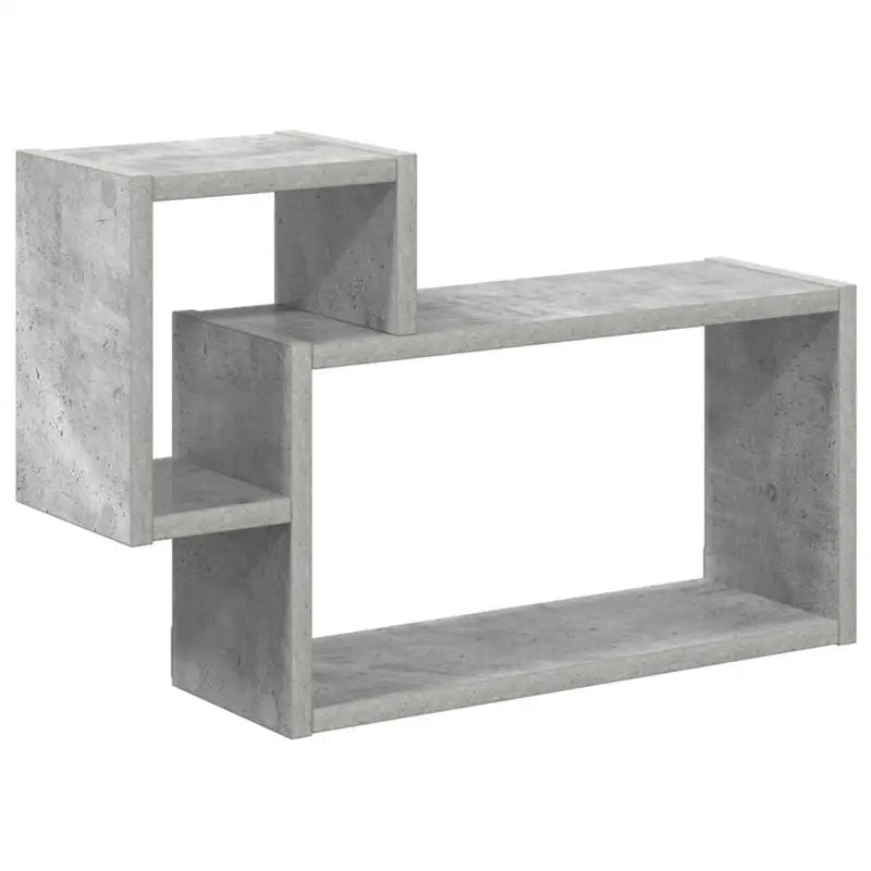 étagere murale bois 2 cubes encastrés