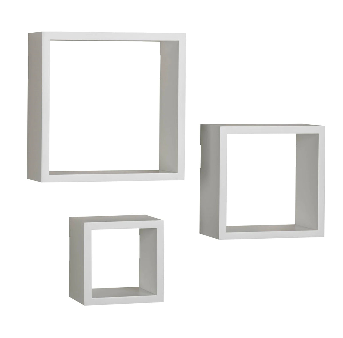 étagère carré murale bois