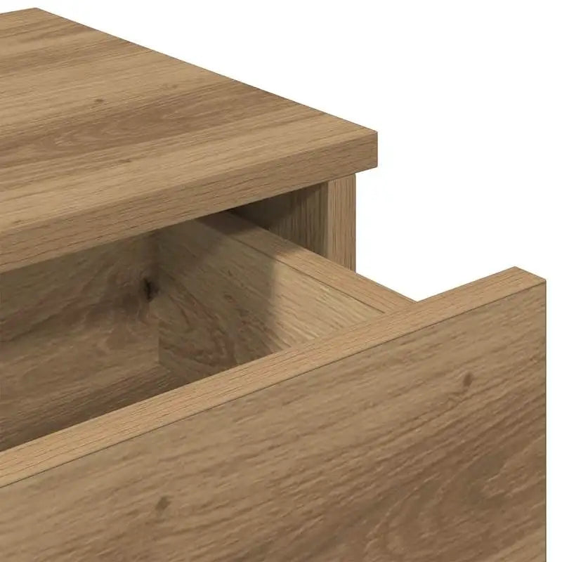 étagere murale d'entrée en bois avec 2 tiroire patiné