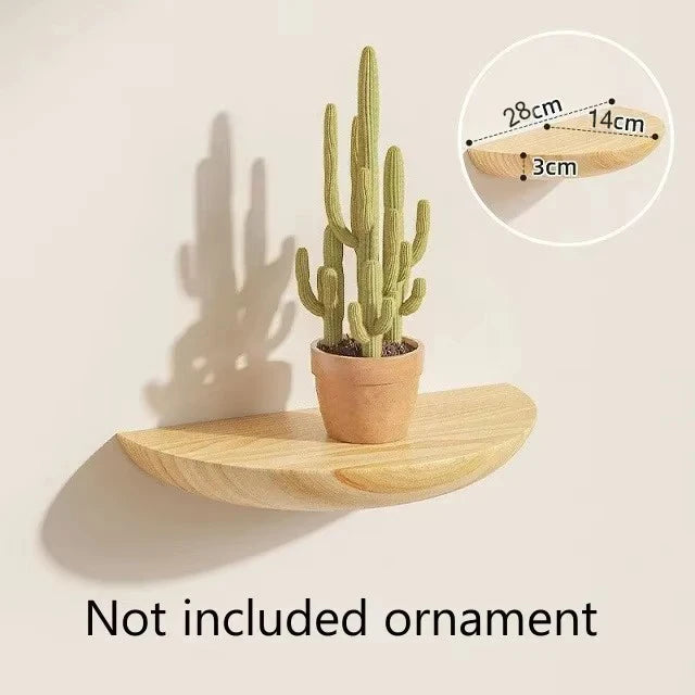étagère murale décorative en bois