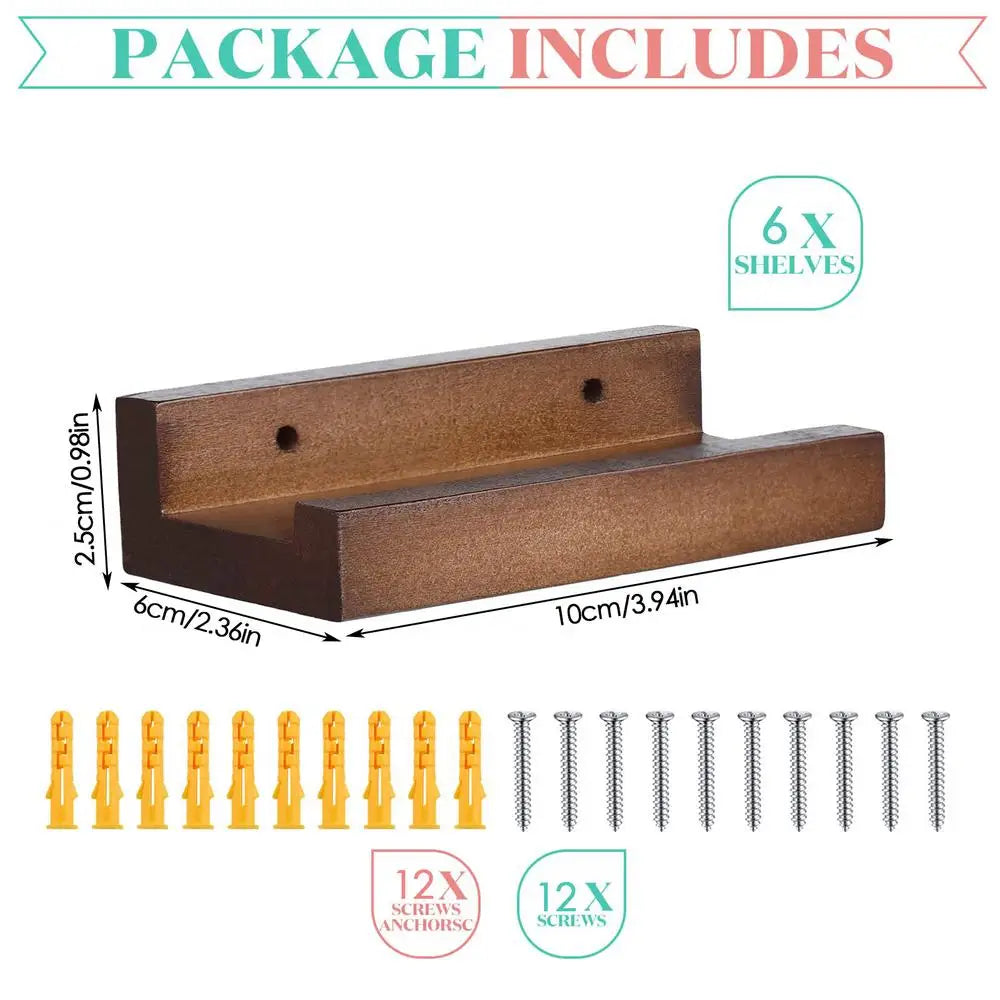 mini étagère murale bois