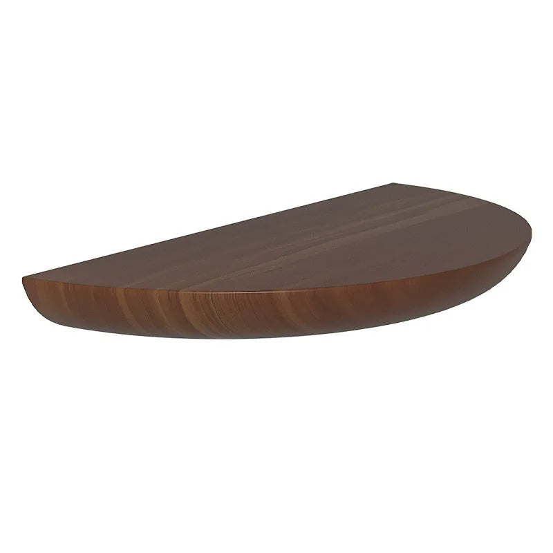 étagère murale arrondie bois