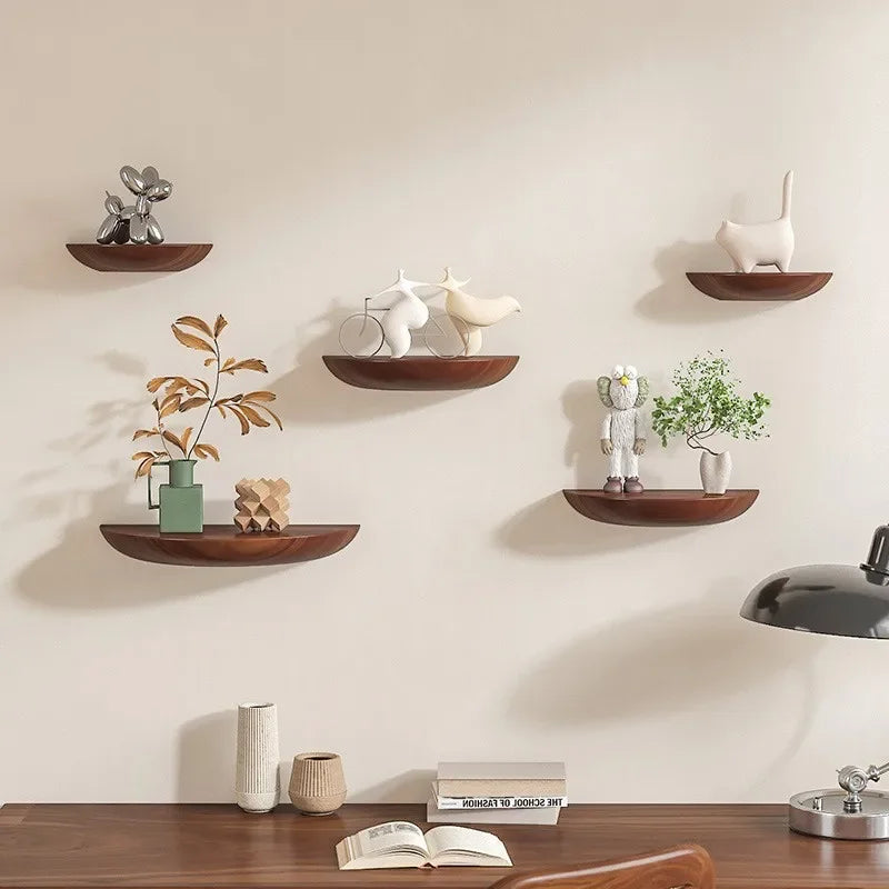 étagère murale décorative en bois