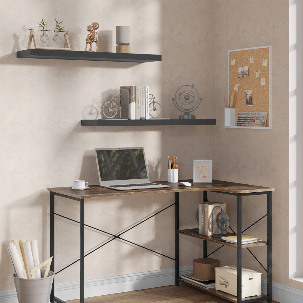 étagère mural bois longueur 50 cm