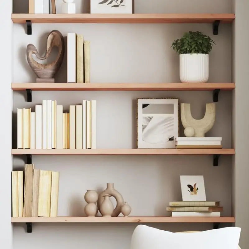 étagère murale bois 80 cm