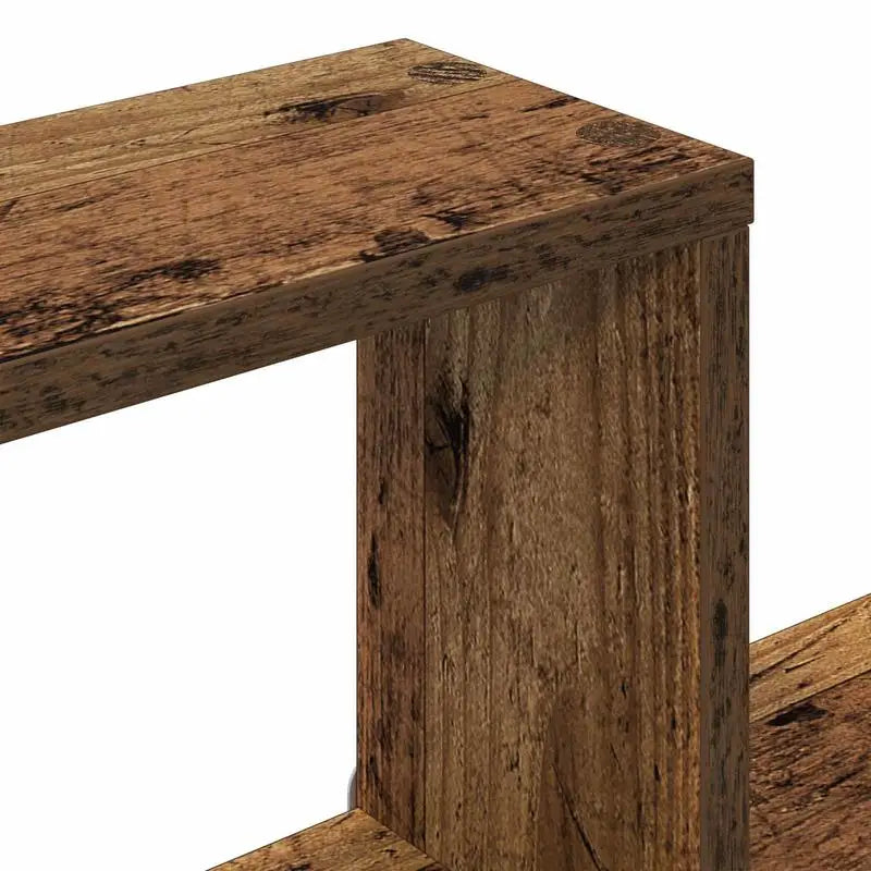 étagere murale bois 2 cubes encastrés