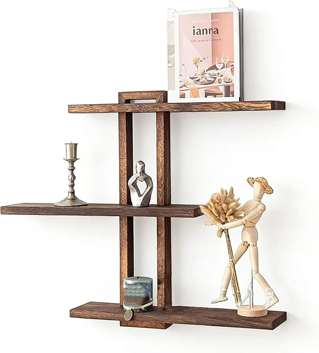 étagère murale bois scandinave