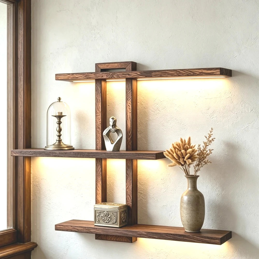 étagère murale bois scandinave