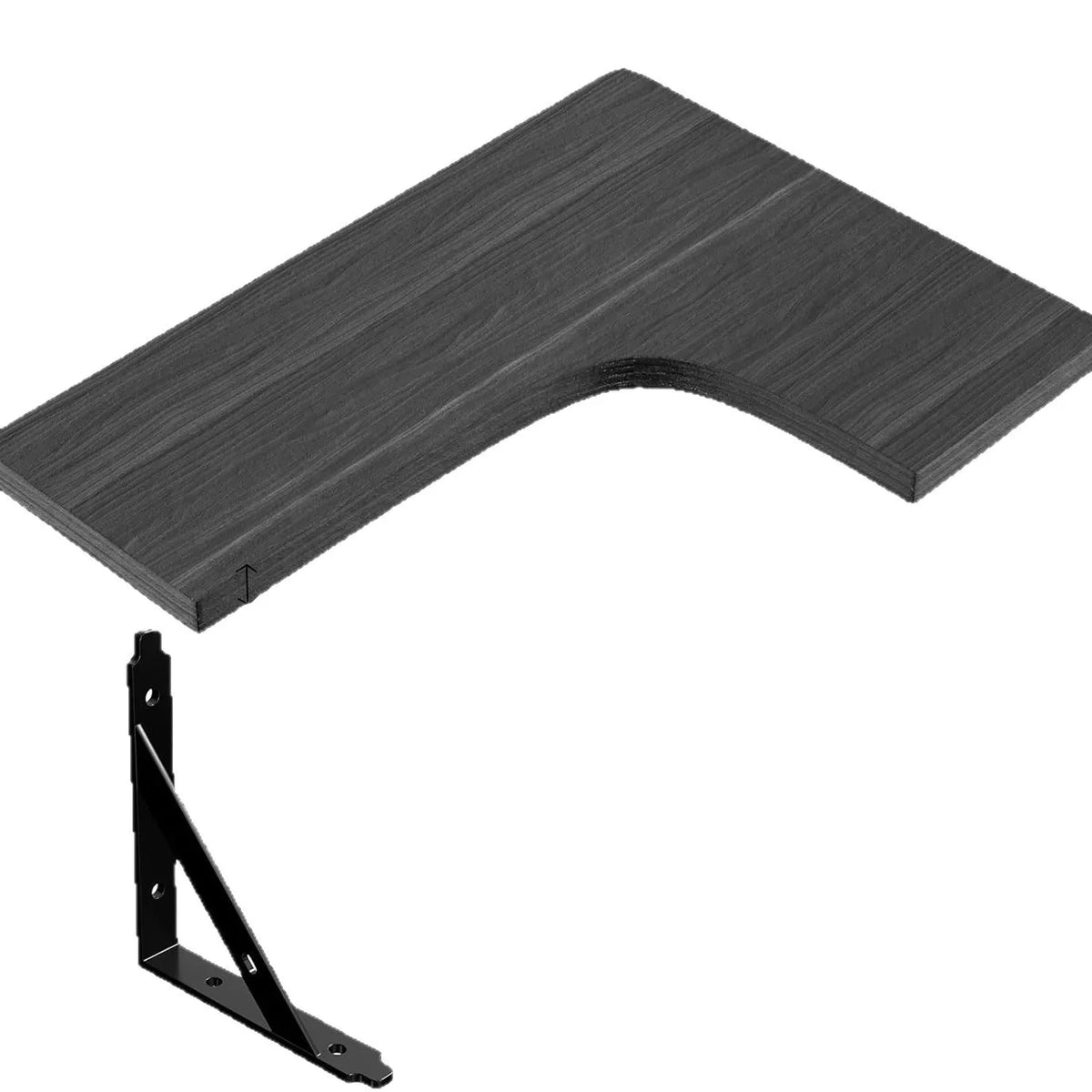 étagère d’angle murale bois