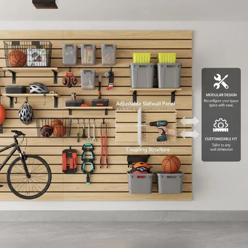 étagère murale bois outils