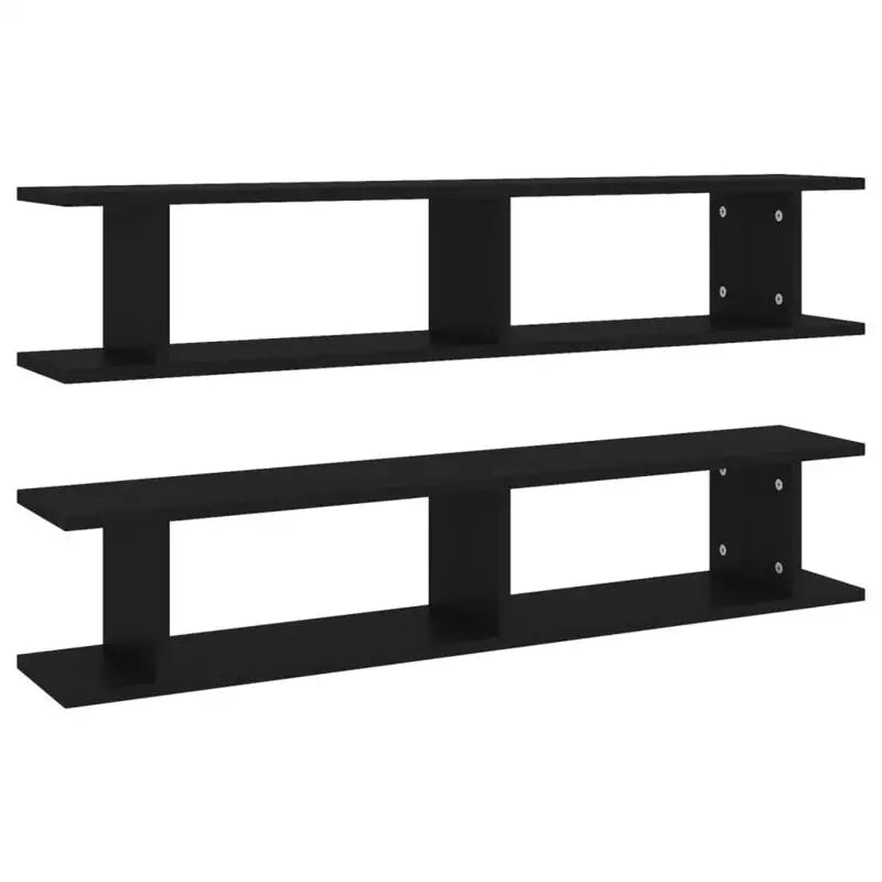 double étagère murale en bois