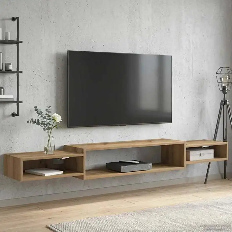 étagère murale tv bois