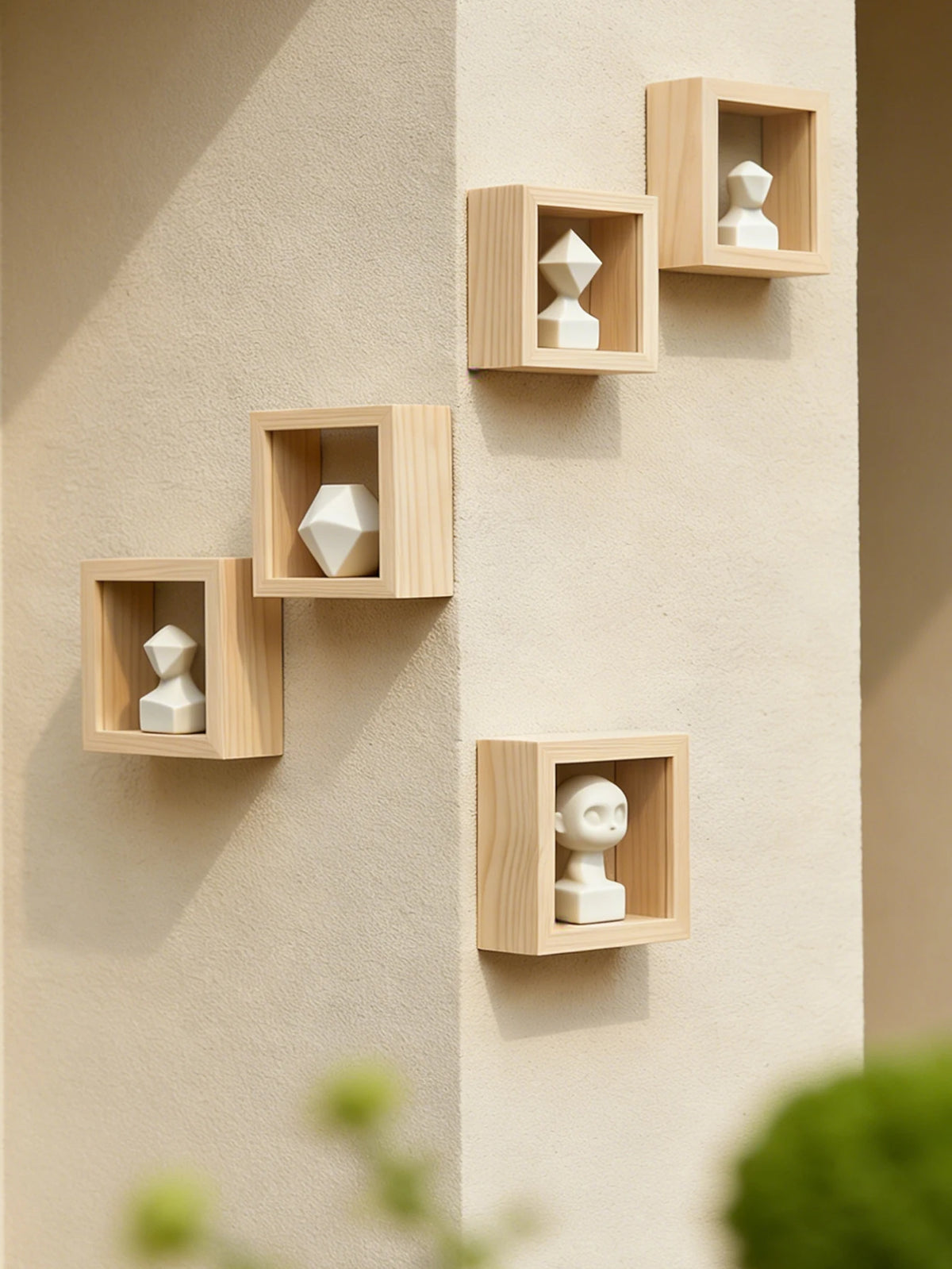 étagère murale cube bois