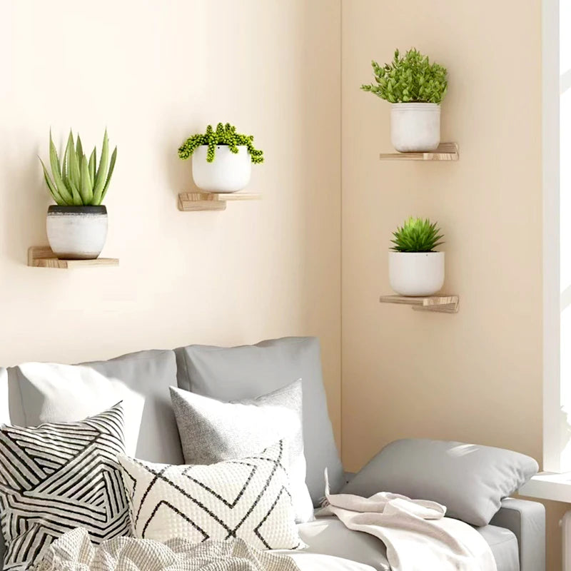 Étagère flottante mural bois pour enceinte