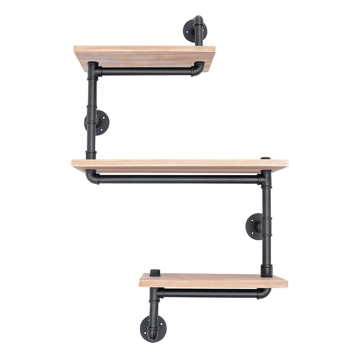 étagère murale bois de pin retro vintage