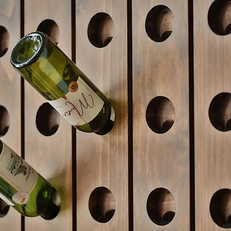 étagère à vin murale bois