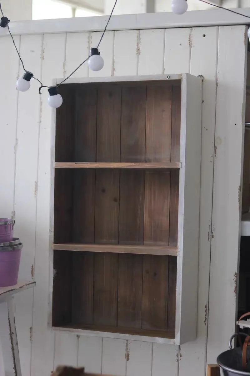 étagère murale vintage bois