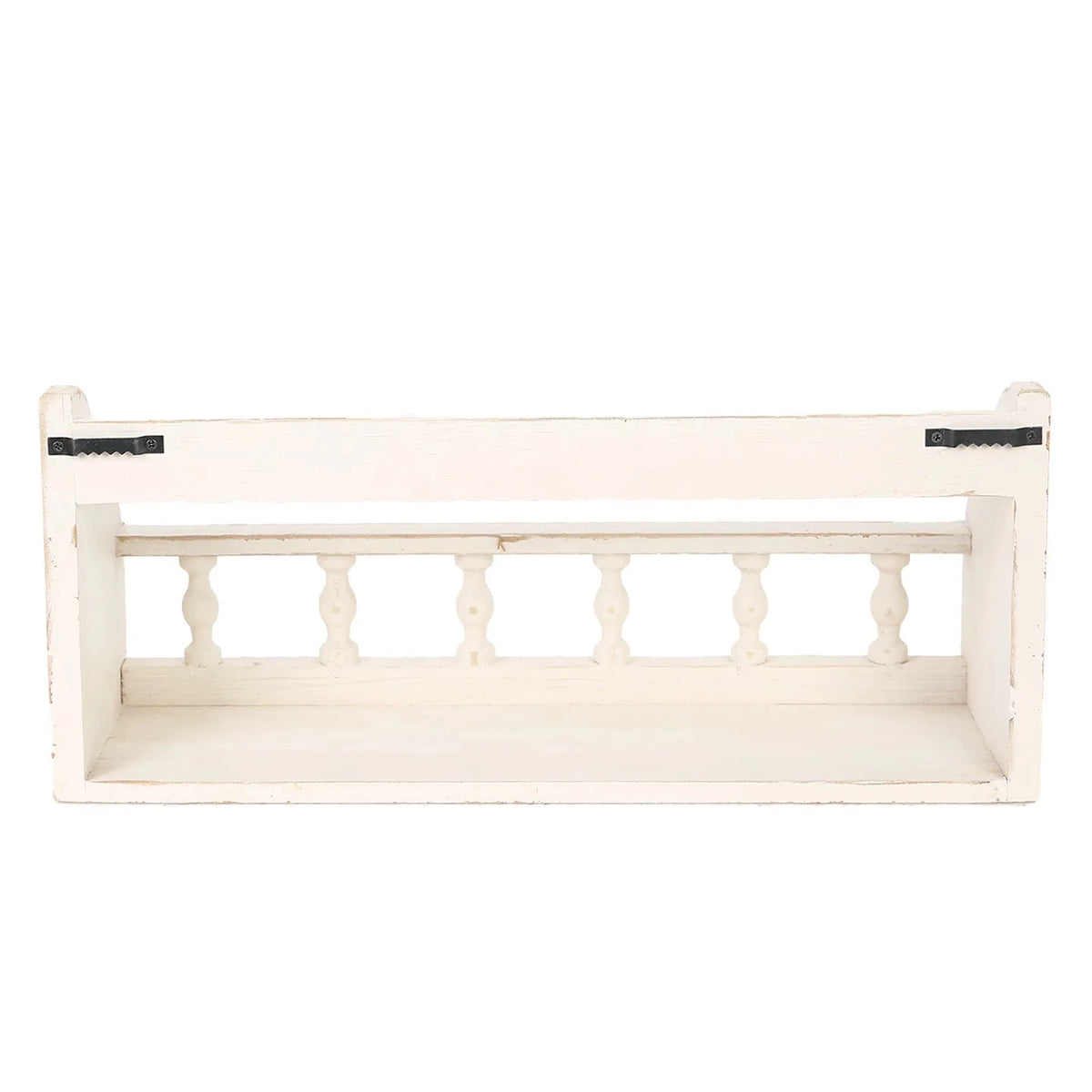 étagère bois et blanc mural