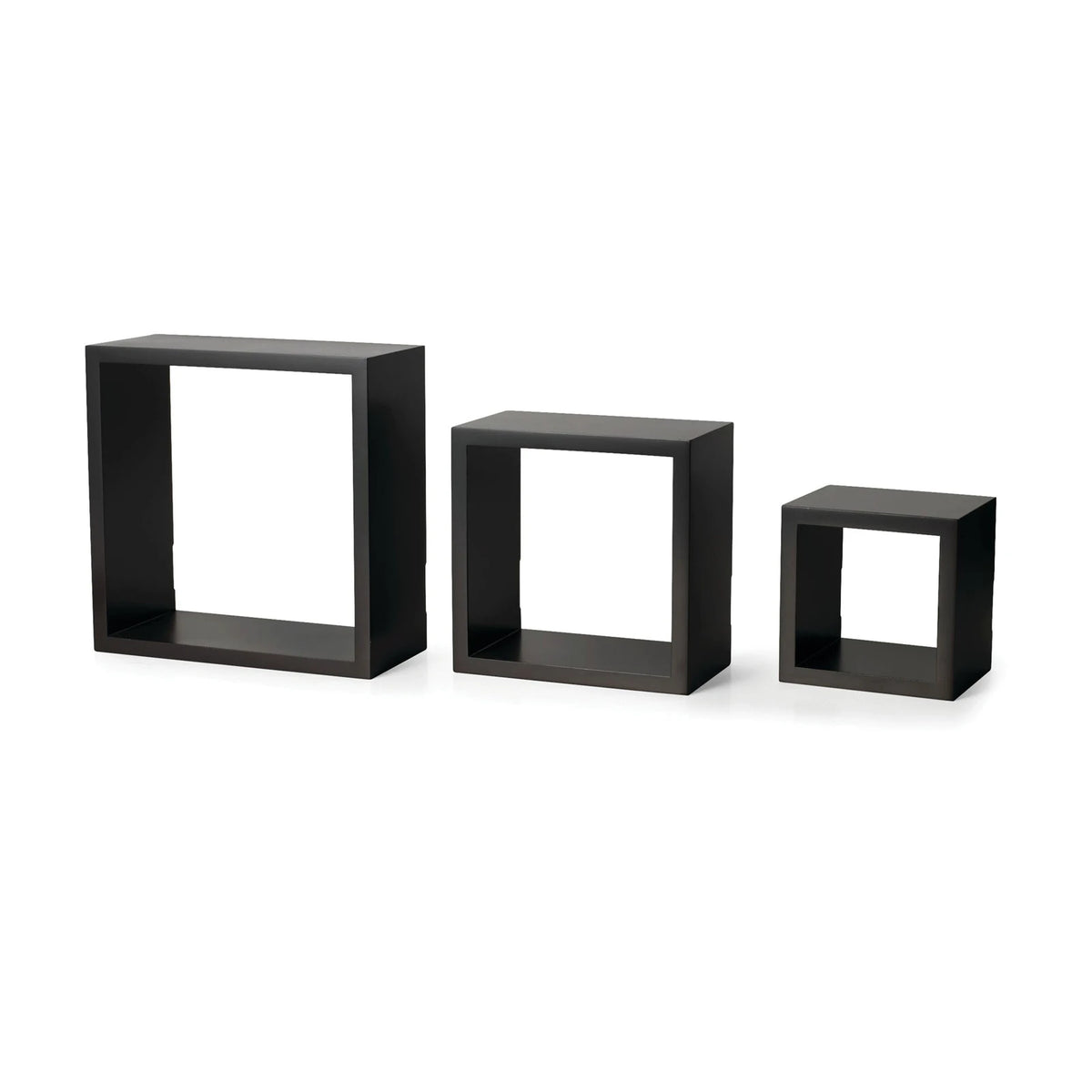 étagère carré murale bois