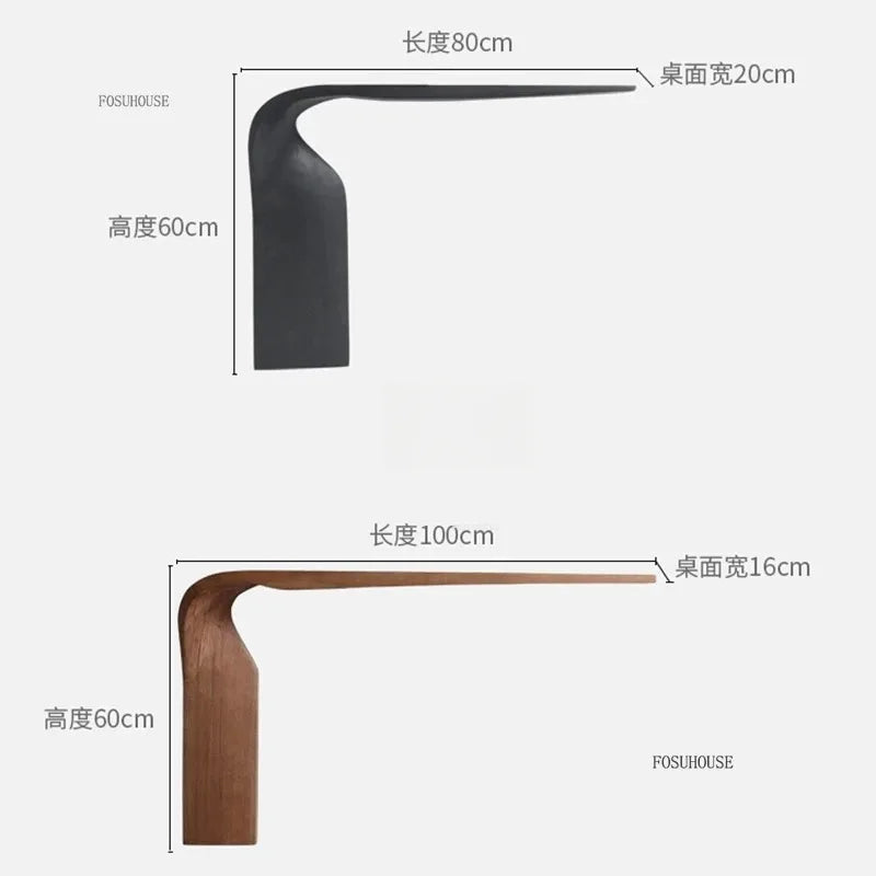 console bois pour étagère murale