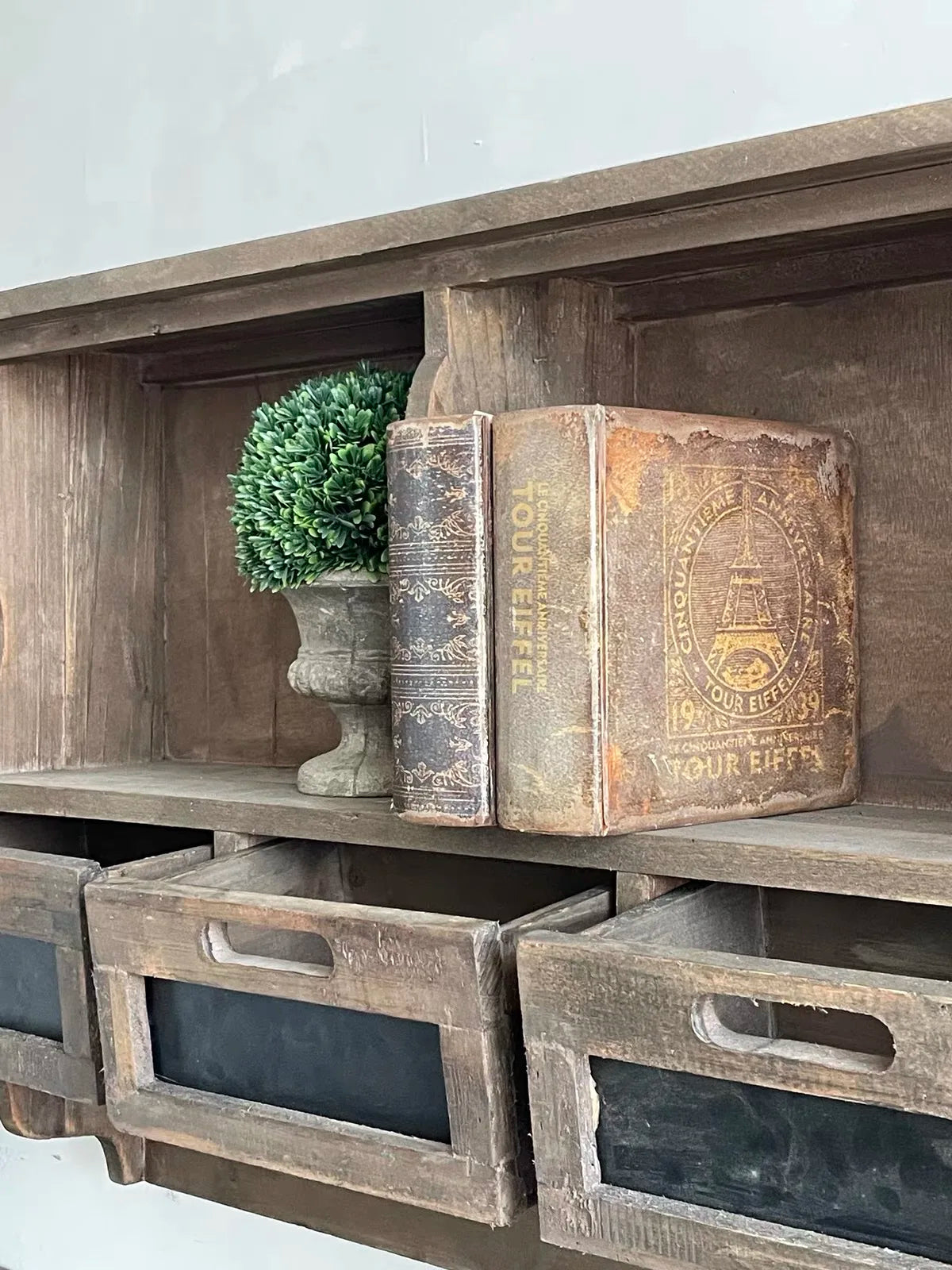 étagère murale ancienne bois