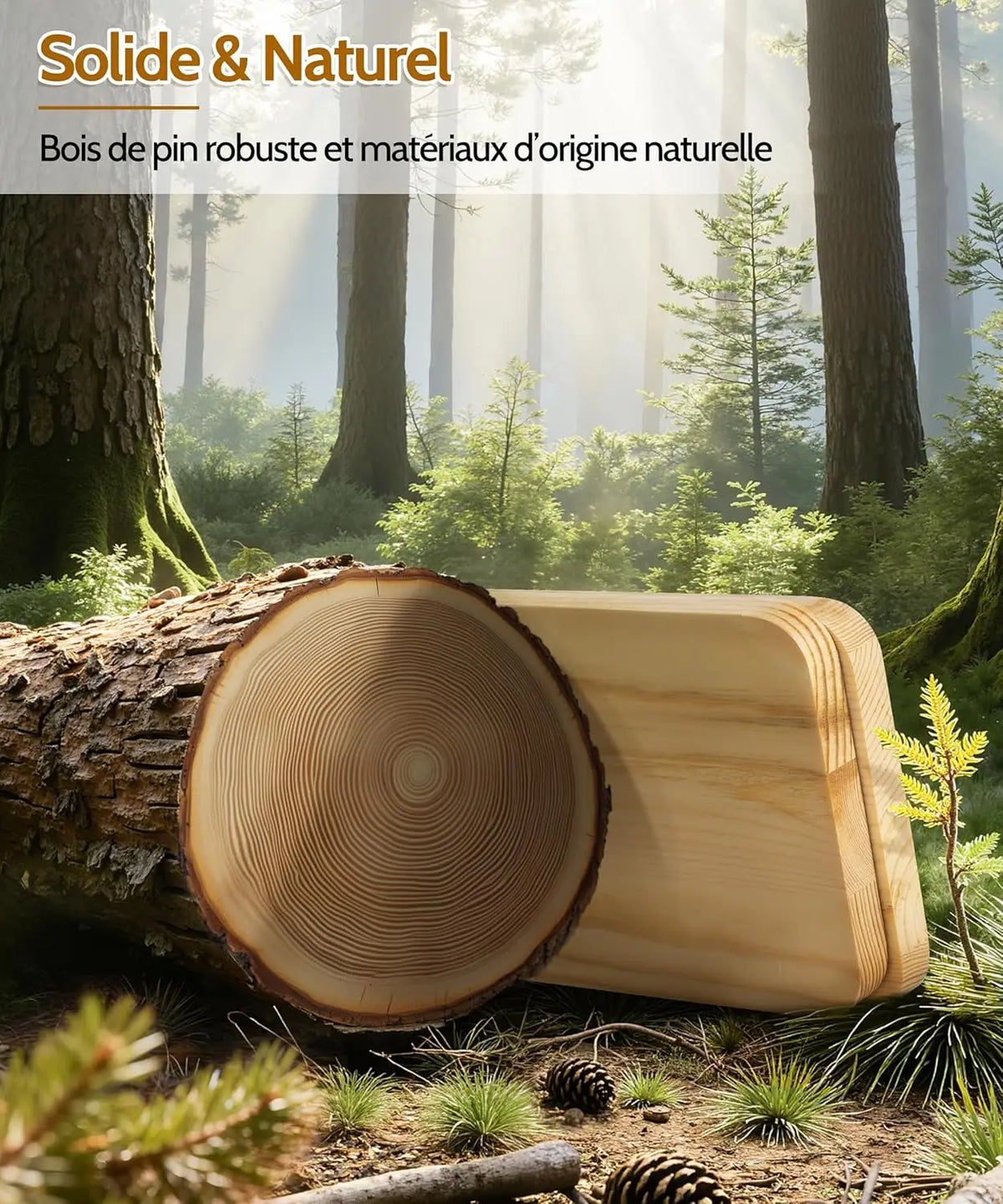étagère murale bois suspendue