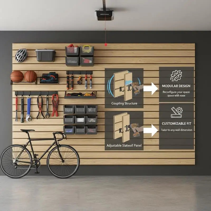 étagère murale bois outils