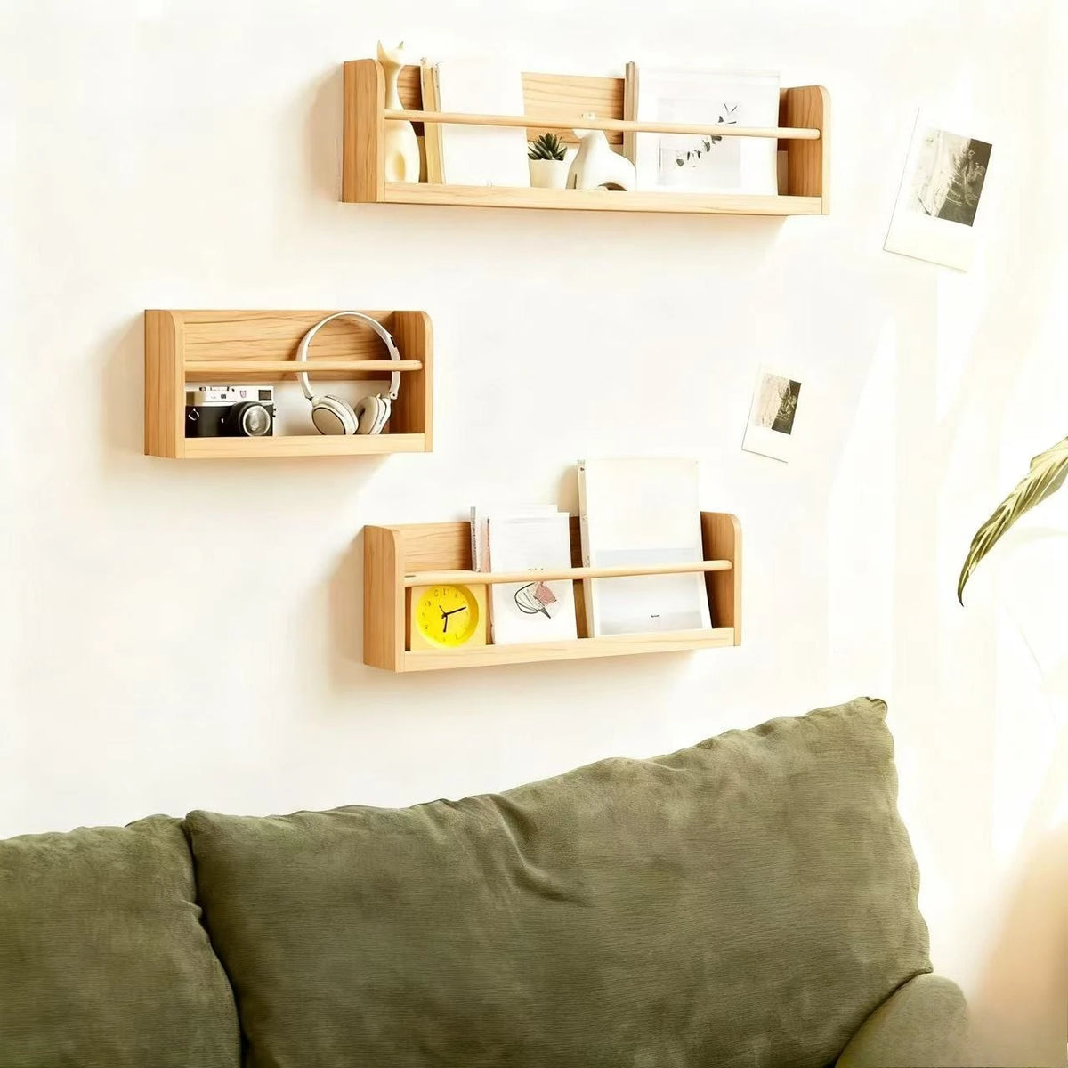 étagère livre murale bois