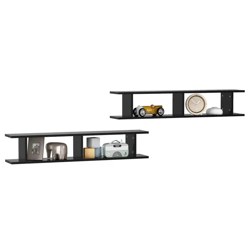 double étagère murale en bois