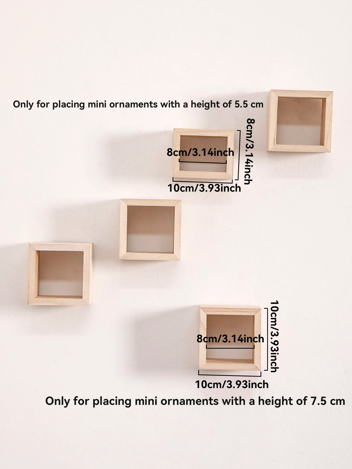 étagère murale cube bois
