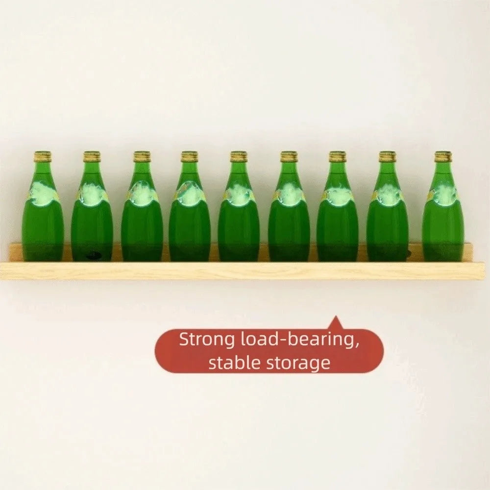étagère murale bois naturel
